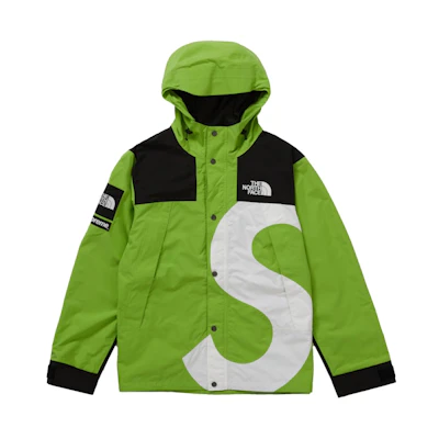 Supreme TNF S Logo Mountain Jacket Lime