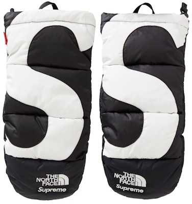 Supreme x The North Face S Logo Nuptse Mitts Black Buy Supreme x The North Face S Logo Nuptse Mitts Black