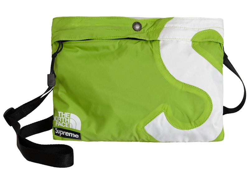 Supreme x The North Face S Logo Shoulder Bag Lime