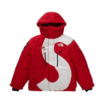 Supreme TNF S Logo Summit Series Himalayan Parka Red