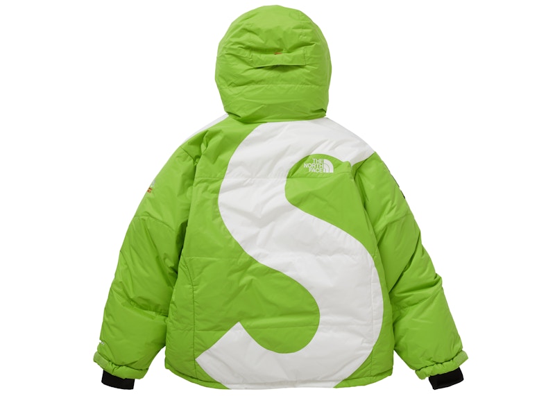 Lookbook Supreme x The North Face S Logo Series Himalaya Parka Lime Verde Fluor.