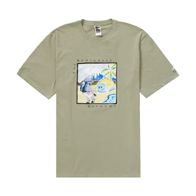 Supreme TNF Sketch S/S Top 'Sage'