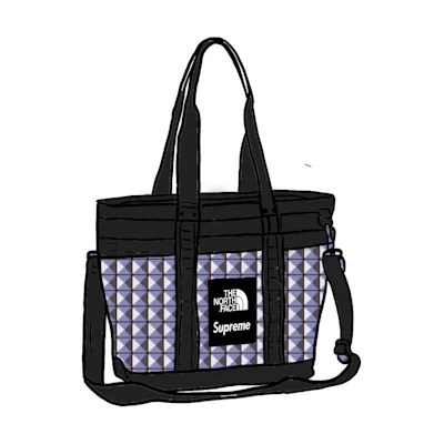 Supreme TNF Studded Explore Utility Tote Royal