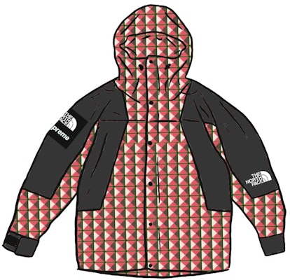Supreme x The North Face Studded Mountain Light Jacket Red Buy Supreme x The North Face Studded Mountain Light Jacket Red