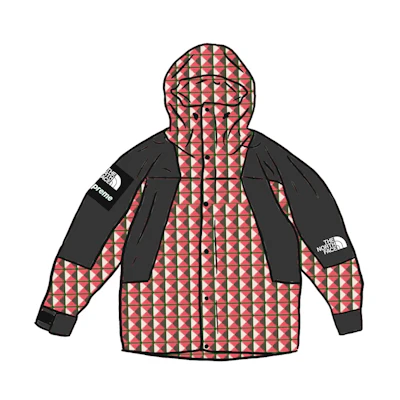 Supreme TNF Studded Mountain Light Jacket Red