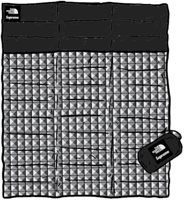 Supreme x The North Face Studded Nuptse Blanket Black Buy Supreme x The North Face Studded Nuptse Blanket Black
