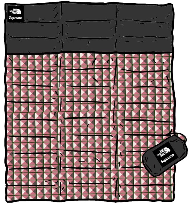 supreme-the-north-face-studded-nuptse-blanket-red