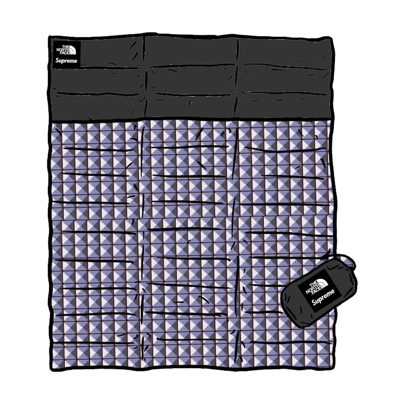 Supreme x The North Face Studded Nuptse Blanket Royal