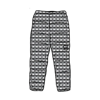 Supreme TNF Studded Nuptse Pant Black