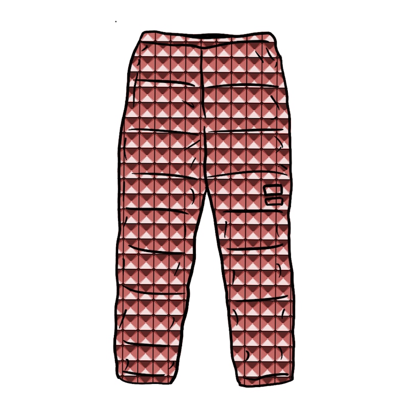 Buy Supreme x TNF スタッズヌプシパンツ (レッド)
