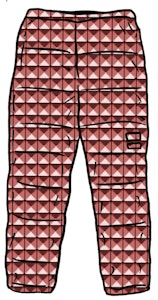 Supreme x The North Face Seluar Nuptse Studded Merah Buy Supreme x The North Face Seluar Nuptse Studded Merah