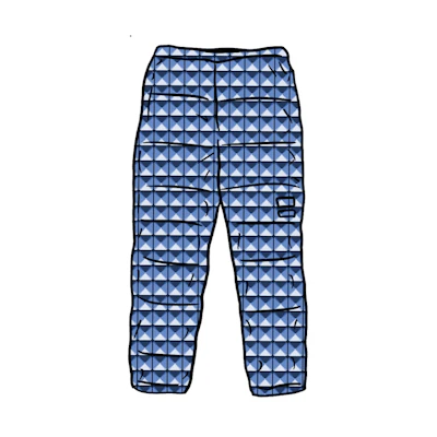Supreme TNF Studded Nuptse Pant Royal