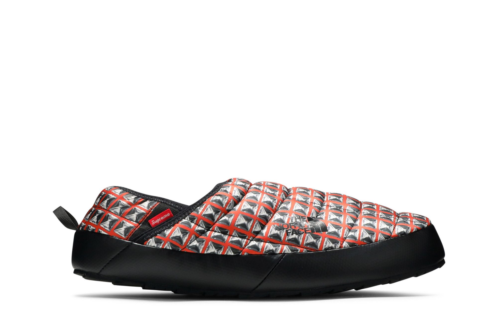 Supreme x The North Face Traction Mule 'Red Studded Print' 2021