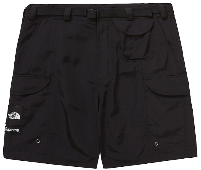 supreme-x-the-north-face-trekking-packable-belted-short-black