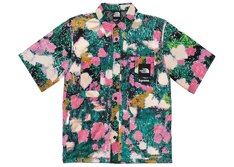 Supreme x The North Face Trekking S/S Shirt Flowers
