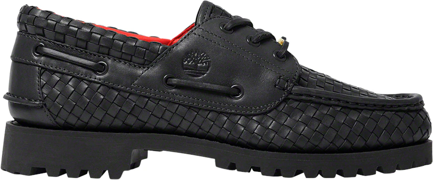 supreme-x-timberland-3-eye-classic-lug-black-woven-leather