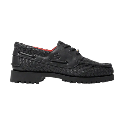 Supreme Timberland 3-Eye Classic Lug 'Black Woven Leather'