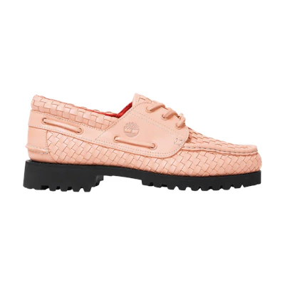 Supreme Timberland 3-Eye Classic Lug 'Pink Woven Leather'