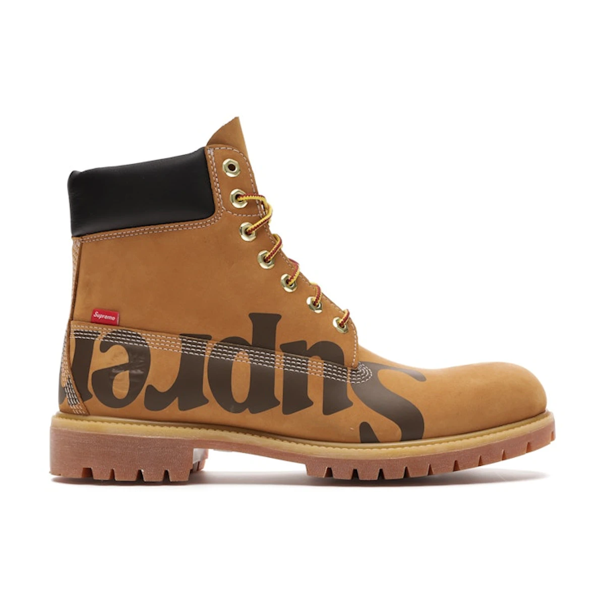 Buy Supreme x Timberland 6 Inch Premium Waterproof Boot Big Logo Wheat TB0A2MT2231 Novelship