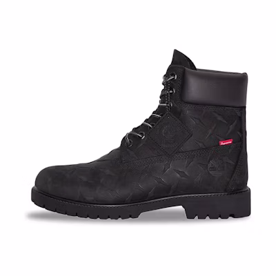 Supreme Timberland Diamond Plate 6inch PRM Waterproof Boot 'Black'