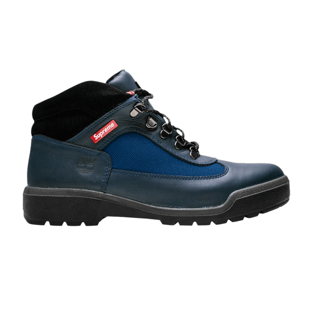 Supreme x Timberland Field Boot 'Blue Smooth' TB06135B