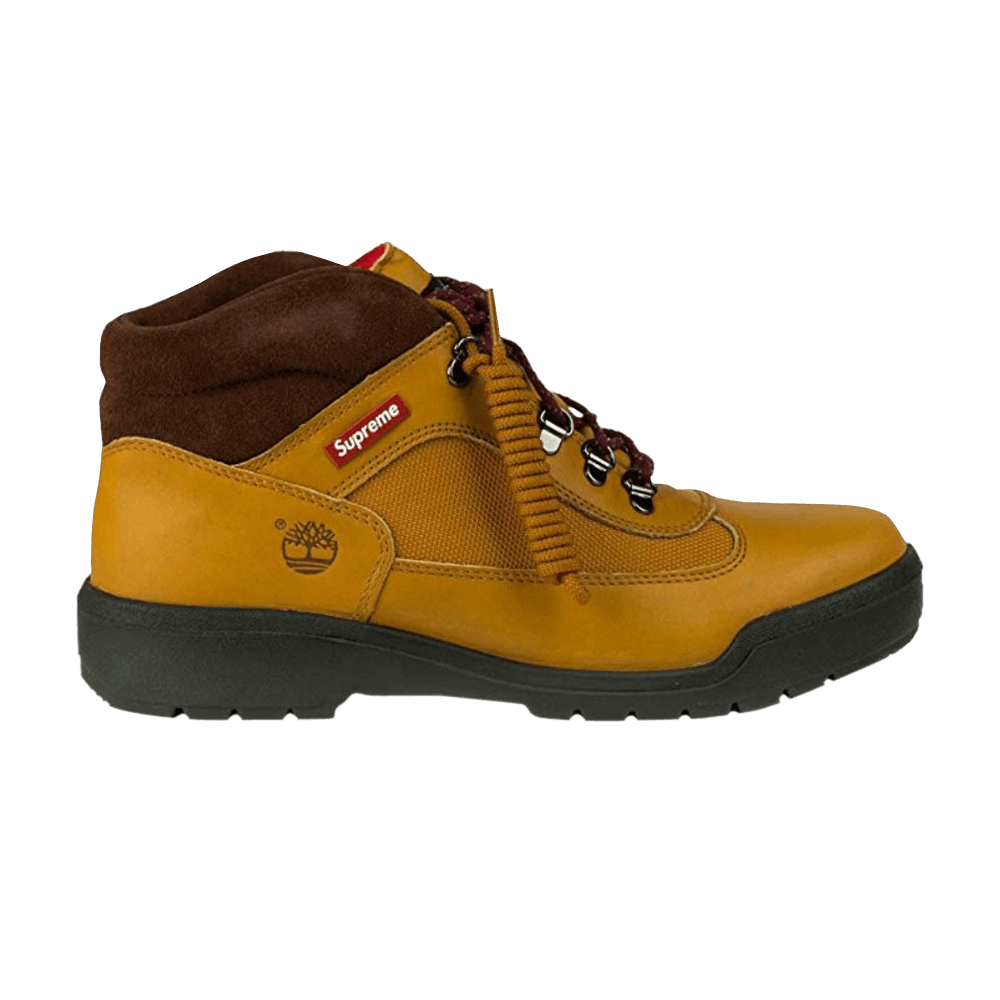 Supreme x Timberland Field Boot 'Yellow Smooth' TB06136BM