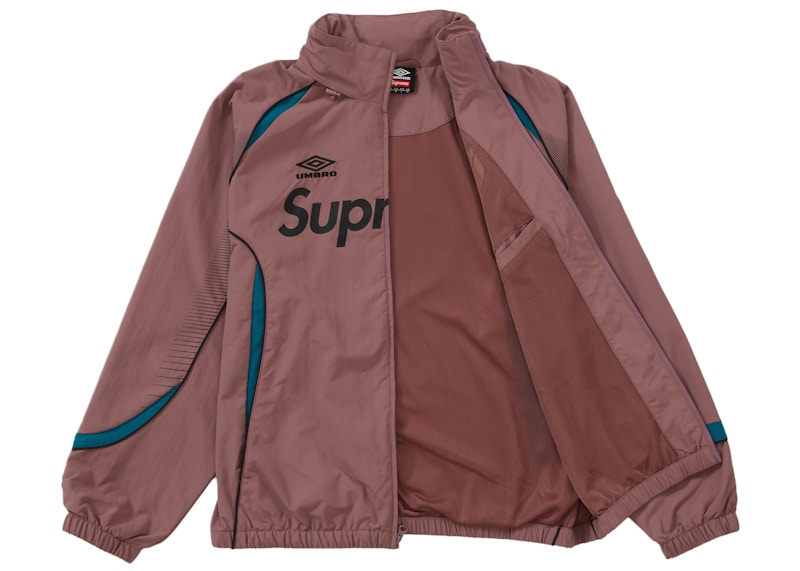 ジャケット・アウター Supreme umbro track jacket dusty plum M Buy Supreme x Umbro Track Jacket 'Dusty Plum' - Novelship