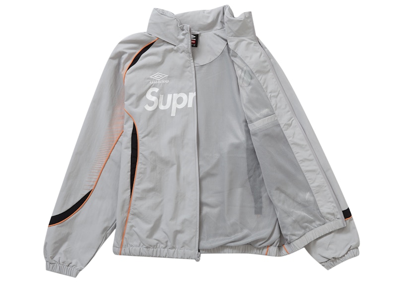 supreme umbro track jacket s グレー ホワイト Supreme Umbro Track Jacket (SS23) White Men's - SS23 - US