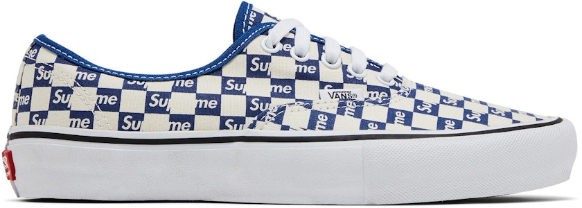 Supreme x Vans Authentic Pro '棋盤藍色' VN000Q0DJLX Buy Supreme x Vans Authentic Pro '棋盤藍色' VN000Q0DJLX
