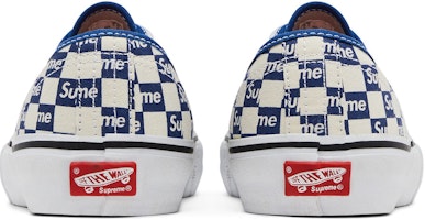 Supreme x Vans Authentic Pro "青チェッカー" (Ao Chekkā) VN000Q0DJLX Details for Supreme x Vans Authentic Pro "青チェッカー" (Ao Chekkā) VN000Q0DJLX