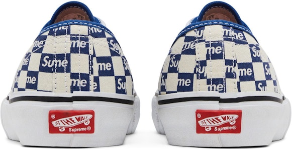 Supreme x Vans Authentic Pro '棋盤藍色' VN000Q0DJLX Details for Supreme x Vans Authentic Pro '棋盤藍色' VN000Q0DJLX