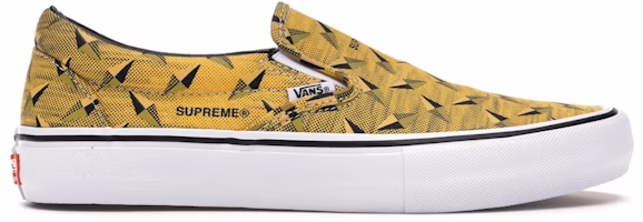 Supreme x Vans Classic Slip-On Pro 'Diamond Plate Yellow' VN0A347VTEG Supreme x Vans Classic Slip-On Pro 'Diamond Plate Yellow' VN0A347VTEG