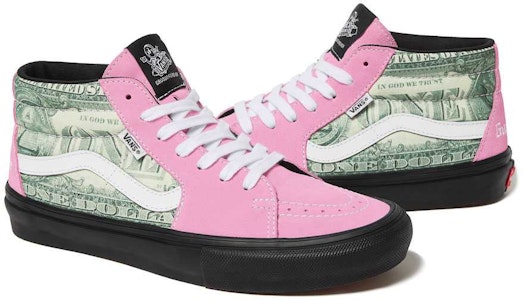 슈프림 x 반스 달러 스케이트 그로소 미드 "핑크" SUP-VANS-23SS-SGM-P Buy 슈프림 x 반스 달러 스케이트 그로소 미드 "핑크" SUP-VANS-23SS-SGM-P