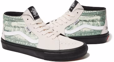Supreme x Vans Dollar Skate Grosso Mid 'White' SUP-VANS-23SS-SGM-W Supreme x Vans Dollar Skate Grosso Mid 'White' SUP-VANS-23SS-SGM-W