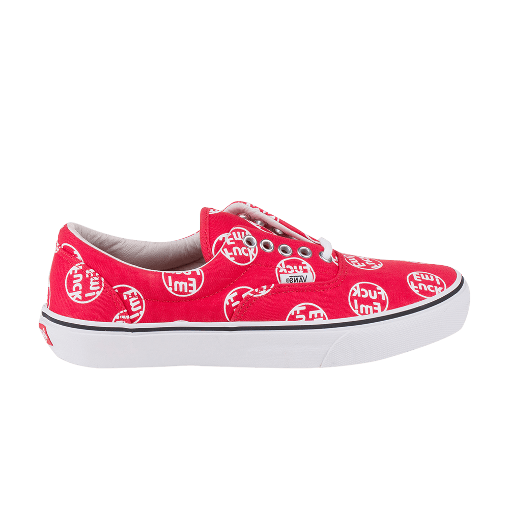 Buy Supreme x Vans Era 'F*ck Em' VN-0ZULG3O (見鬼去)