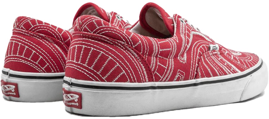 Supreme x Vans Era 'Uptown - Merah' VN-0W3CEFX Lookbook Supreme x Vans Era 'Uptown - Merah' VN-0W3CEFX