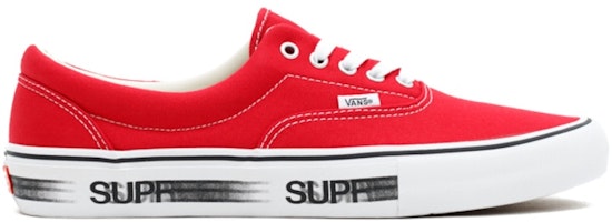 Supreme x Vans Era Pro 'Motion Logo Red' VN000VFBJ66 Supreme x Vans Era Pro 'Motion Logo Red' VN000VFBJ66