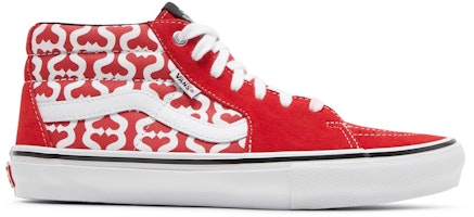 Supreme x Vans Grosso Mid 'Monogram S - Red' VN0A5KS15XS Supreme x Vans Grosso Mid 'Monogram S - Red' VN0A5KS15XS