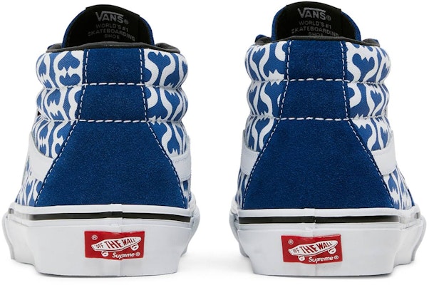 Supreme x Vans Grosso Mid 'Monogram S - Royal' Biru VN0A5KS15YE Details for Supreme x Vans Grosso Mid 'Monogram S - Royal' Biru VN0A5KS15YE