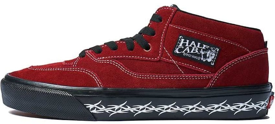 Supreme x Vans Half Cab 'Barbed Wire - Burgundy' Merah Wain VN0A5KRWZ3S Buy Supreme x Vans Half Cab 'Barbed Wire - Burgundy' Merah Wain VN0A5KRWZ3S