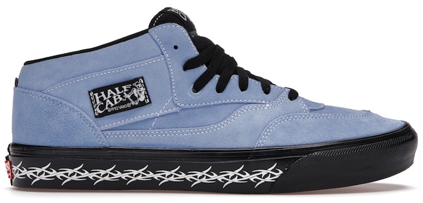 Supreme x Vans Half Cab 'Barbed Wire Biru Muda' Buy Supreme x Vans Half Cab 'Barbed Wire Biru Muda'