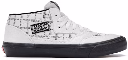 Supreme x Vans Half Cab 'Logo Grid - White' SUPHALFCABWHT Supreme x Vans Half Cab 'Logo Grid - White' SUPHALFCABWHT