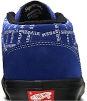Supreme x Vans Half Cab Pro '92 'Corak Logo - Biru Diraja' VN0A3QPH2YX Sizing Supreme x Vans Half Cab Pro '92 'Corak Logo - Biru Diraja' VN0A3QPH2YX