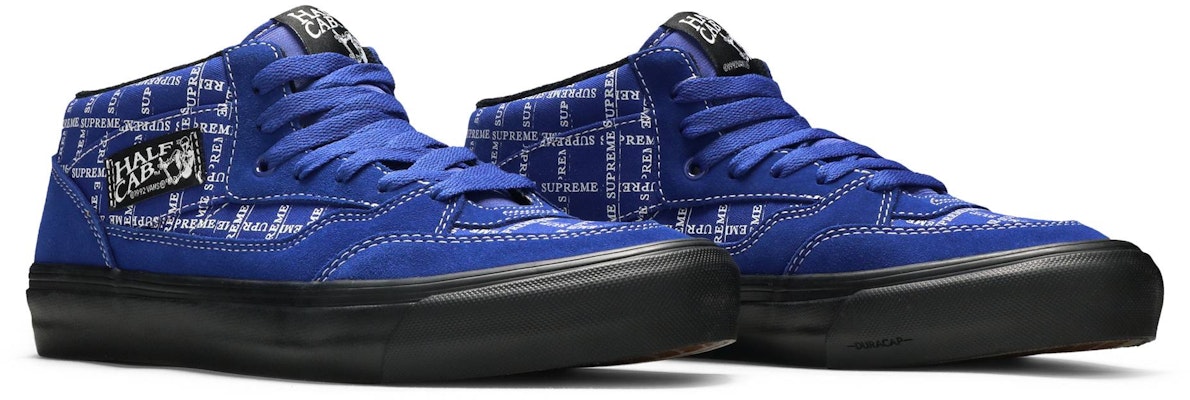 Supreme x Vans Half Cab Pro '92 'Logo Pattern - Royal Blue' VN0A3QPH2YX Cheap Supreme x Vans Half Cab Pro '92 'Logo Pattern - Royal Blue' VN0A3QPH2YX