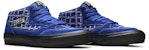 Supreme x Vans Half Cab Pro '92 'Corak Logo - Biru Diraja' VN0A3QPH2YX