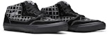 Supreme x Vans Half Cab Pro '92 'Corak Logo - Hitam' VN0A3QPH2YW