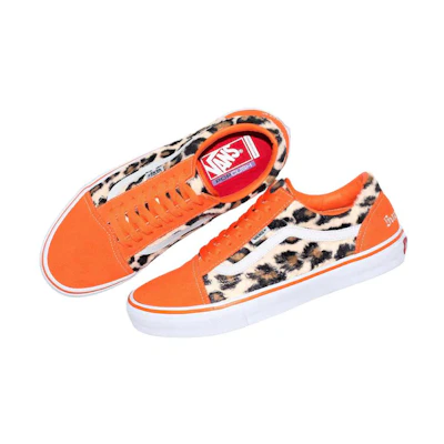 Supreme Vans Leopard Old Skool 'Orange'