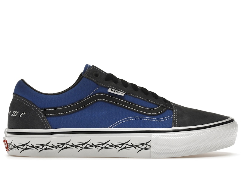 Buy Supreme x Vans Old Skool 'Barbed Wire Royal' Biru Diraja