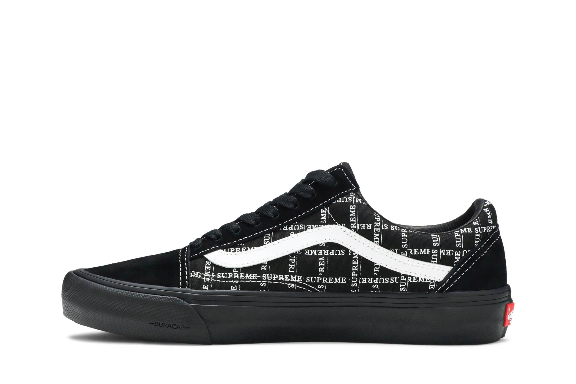 Lookbook Supreme x Vans Old Skool 'Logo Grid - Hitam' VN0A45JC2YW