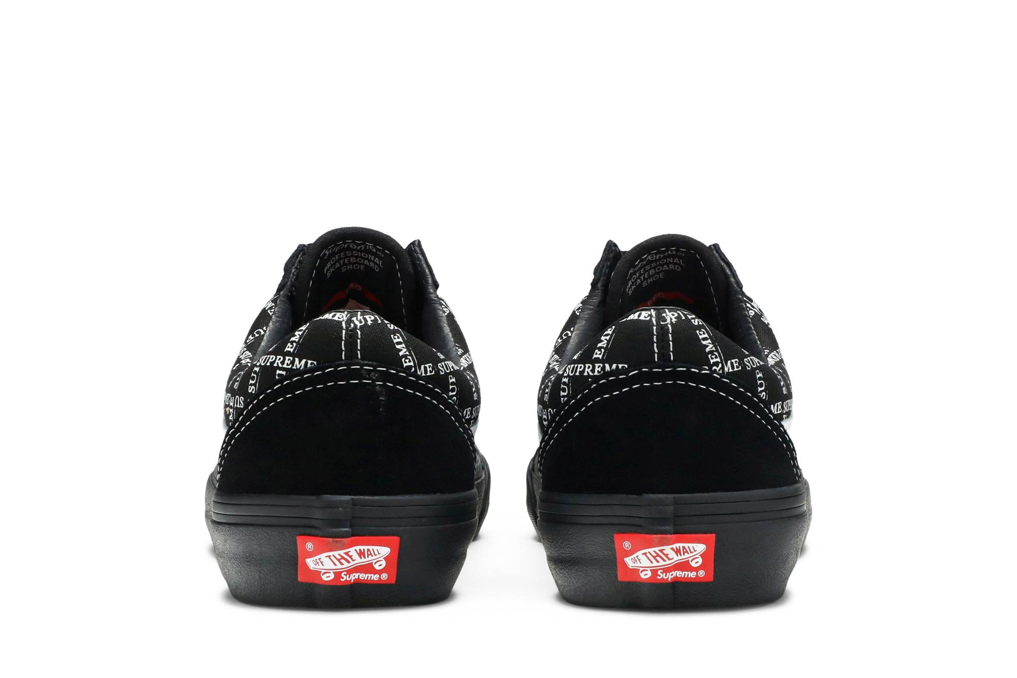 Details for Supreme x Vans Old Skool 'Logo Grid - Hitam' VN0A45JC2YW